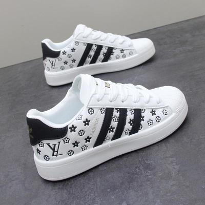 贝壳头港风休闲板鞋小白鞋