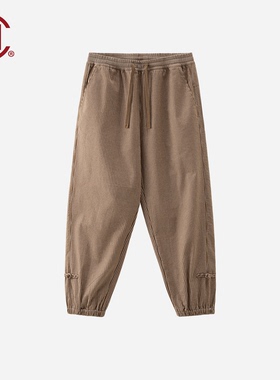 【CLOTTEE by CLOT】棉质灯芯绒长裤 反面版 盘扣 中式 榫卯系列