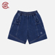 CLOTTEE 盘扣中式 CLOT 牛仔拼接短裤 LikeWater系列