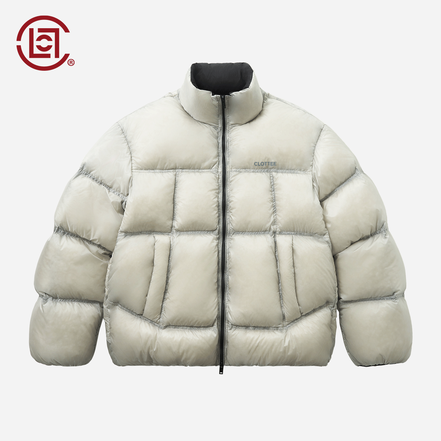 CLOT半透明面料羽绒夹克