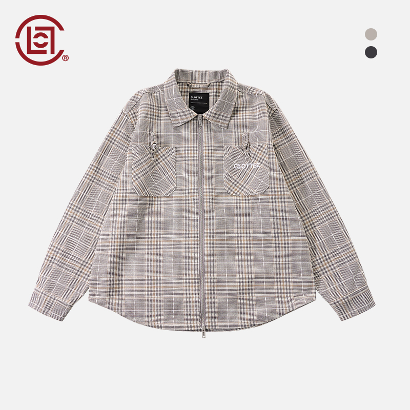 【CLOTTEE by CLOT】格纹夹克 盘扣 中式 榫卯系列 陈冠希主理