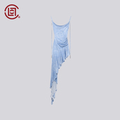 浅蓝色长裙 陈冠希主理 SANKUANZ 联名系列 CLOT