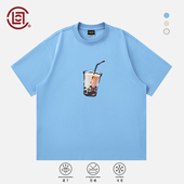 CLOTTEE hou 奶茶短袖 凉感防晒速干hou CLOT T恤 mei系列