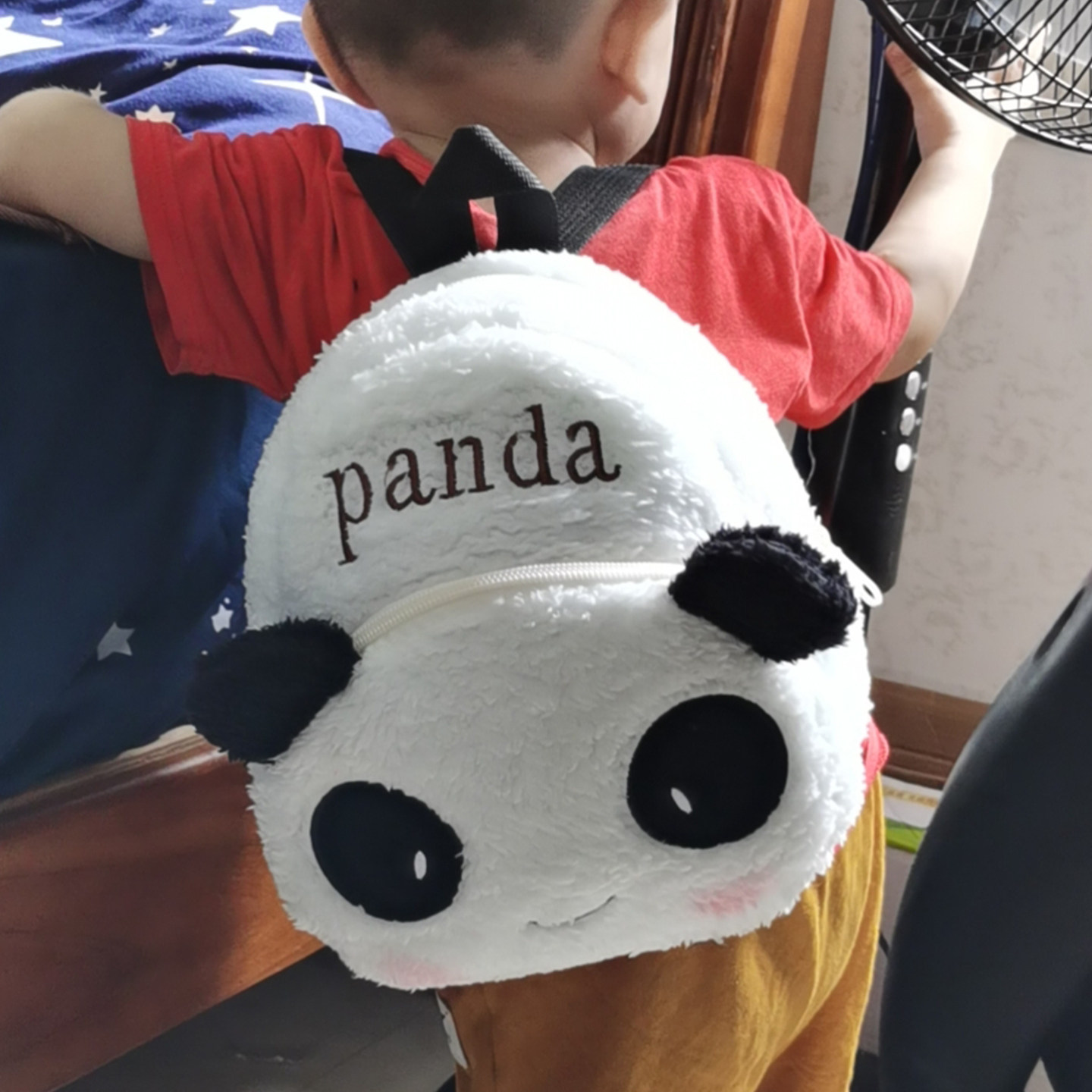 熊猫幼儿园毛绒玩偶背包卡通可爱
