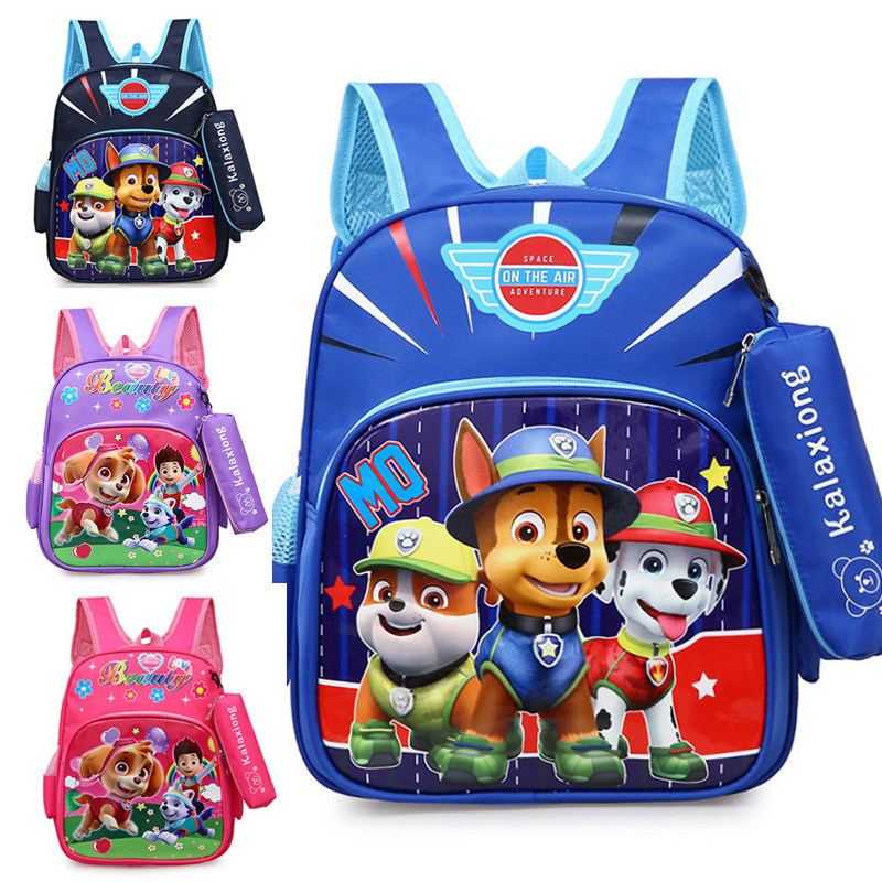 汪汪队儿童书包幼儿园男孩网红款轻便可爱宝宝小班男童帅气中大班