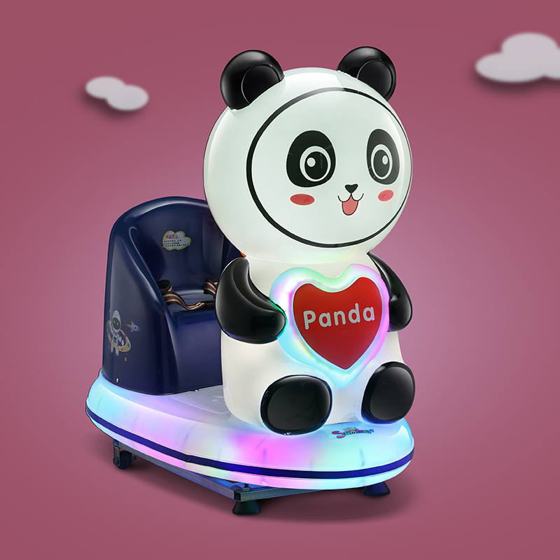 貝比游樂搖搖車小孩MP5熊貓搖擺
