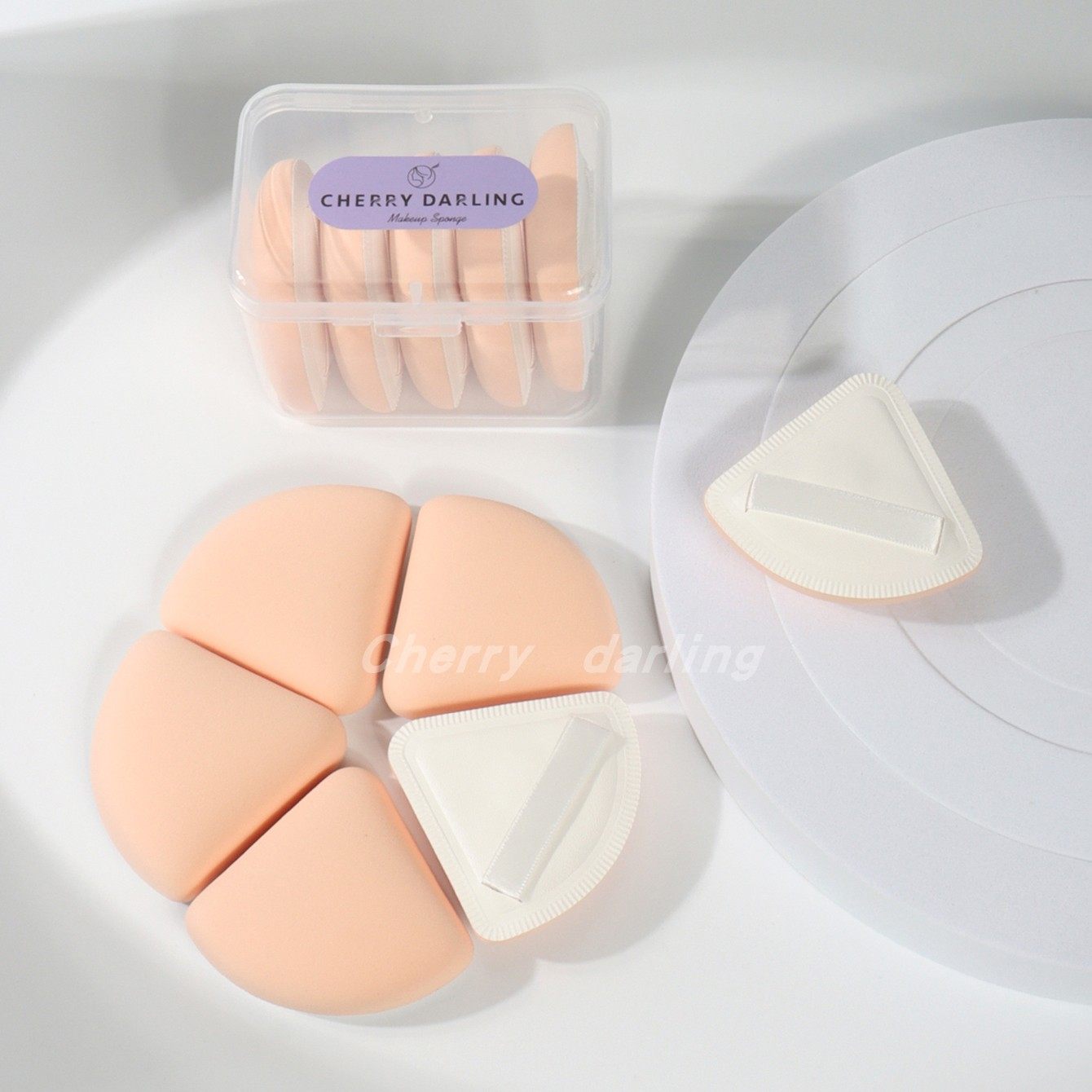 棉花糖粉扑气垫粉底液专用三角方形化妆海绵粉扑干湿两用遮瑕定妆,家庭/个人清洁工具,面扑/粉扑,淘宝优惠券,粉丝福利购,淘宝优惠卷