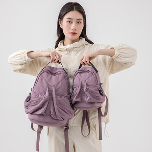 OFW原创火箭双肩包女高级感通勤男女同款 简约休闲旅行迷你小背包