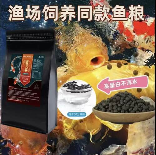 茵贝客锦鲤鱼饲料低温胚芽不浑水