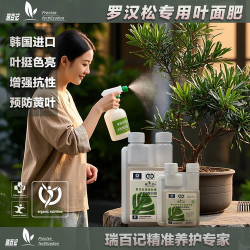 瑞百记罗汉松氨基酸叶面肥防黄枯
