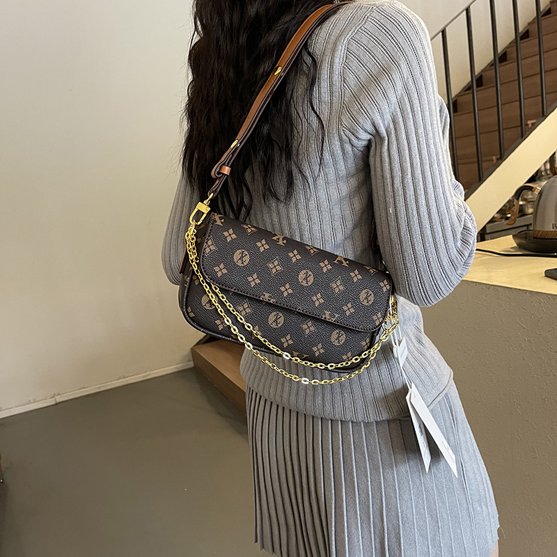 轻奢老花小方包2025新款