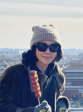 定制 刘嘉玲同款灰色熊耳朵毛线帽女秋冬季可爱针织帽保暖护耳帽