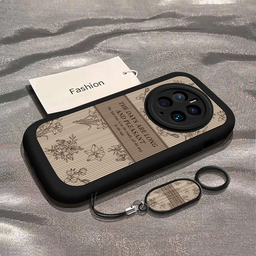 适用华为Mate70手机壳Meta70Pro+保护套新款硅胶软壳镜头全包防摔M70十Por魅特外壳迈特Mete加MT男女复古花朵