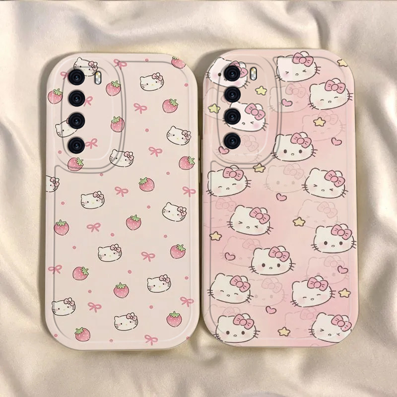 适用华为Nova7手机壳nove75G保护套novo新款草莓KT猫外壳navo软硅胶nave全包防摔n0va七5G专用N7Note男女