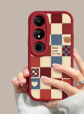 适用荣耀畅玩40s手机壳华为新款WDY一AN00红色硅胶honor全包防摔WDYAN畅享四十anoo男女保护套玩畅4os软外壳