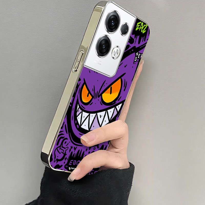 适用OPPOReno8Pro十手机壳Reno85G保护套OPPO新款OPPReno硅胶0PP0Ren08Pr0+5G全包防摔OPReno外壳Por男女耿鬼