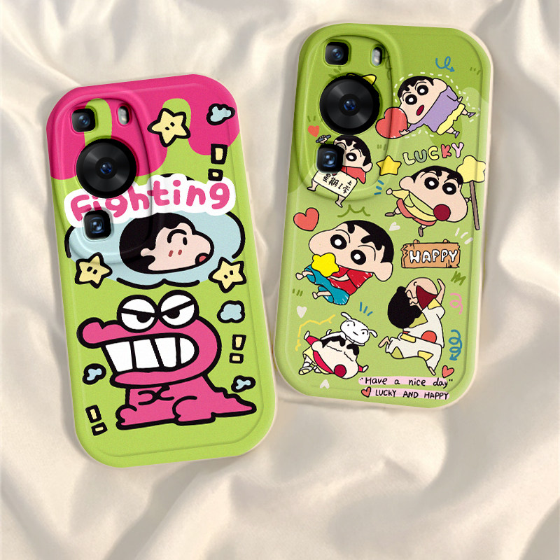 适用于华为P60手机壳恐龙小新P60Pro可爱男女保护套p60art硅胶网红新款ART卡通防摔全包p6opr0超薄情侣软壳潮