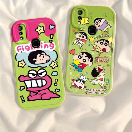 适用于vivoz3i手机壳恐龙小新viv0z3i标准版全包防摔Z3男女可爱保护套viviz3x硅胶网红新款viviz3i卡通软壳潮