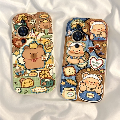 适用华为nova6手机壳新款nove6se全包防摔nowa65G版黄油小熊novo64G硅胶n0va外壳N6保护5G套note软壳nava男女