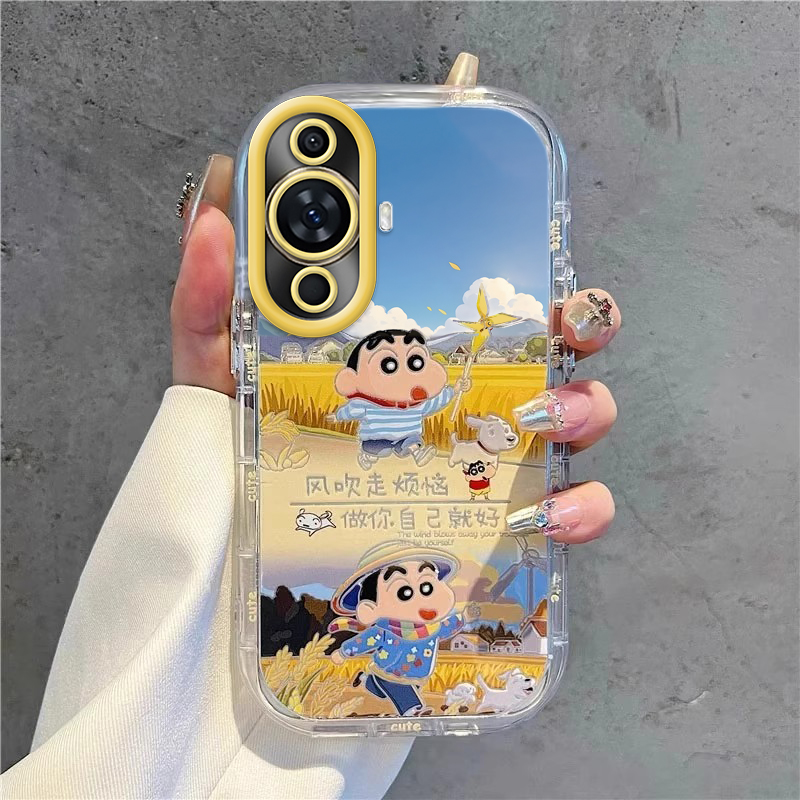 风吹走烦恼适用华为Nova11手机壳noⅴa11Pro保护Ultra套nove新款novo外壳nava硅胶n0va全包nowa防摔nave男女