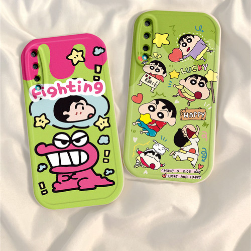 适用荣耀play3手机壳7T新款华为HonorPlay5/6Tpro可爱小新paly5t全包防摔硅胶套plat8t/4tpro女8X9男8C情侣潮
