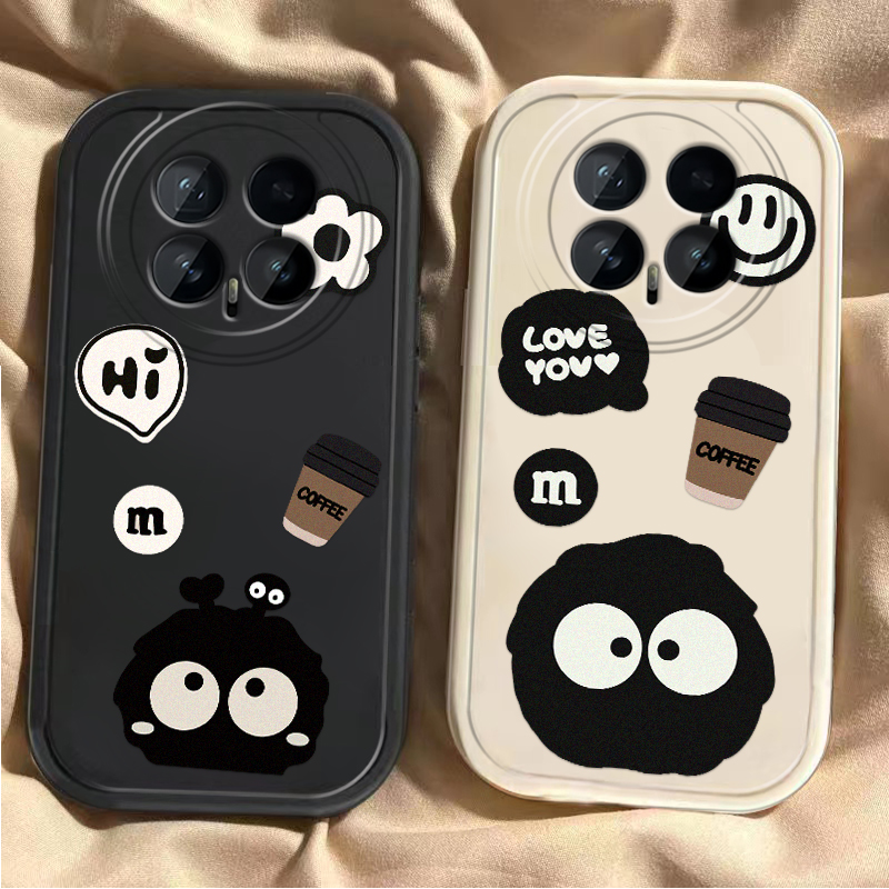 适用荣耀Magic8手机壳HonorMagic8Pro新款咖啡煤球保护套majic硅胶mgaic华为魔术8migi全包防摔外壳honor男女