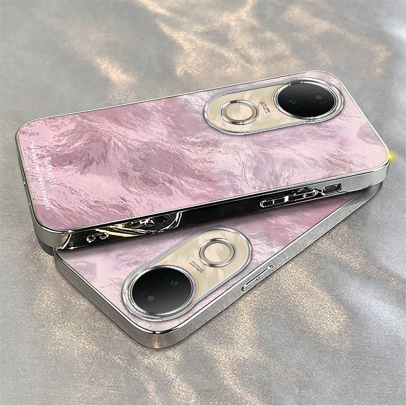 适用vivos20手机壳s19/s18/s17新款s16pro防摔vovos15e硅胶s12全包s10/s9e冰川粉vivis7t电镀s6s5高级