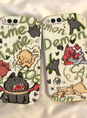 适用小米note3手机壳MCE8保护套minote3防摔全包硅胶新款直边闹特3男n0te女nont卡通noto网红not外壳neto可爱