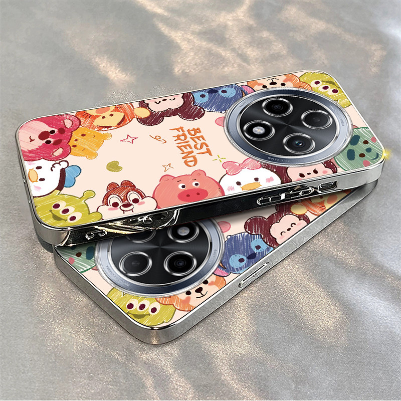 适用oppoa3pro手机壳a2/a1/a58新款a93s软opopa96蜡笔好朋友A575G电镀a11x全包a32防摔a72高级感a35a91a