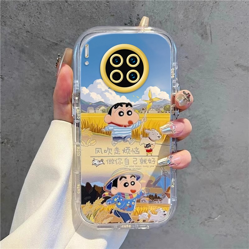 风吹走烦恼适用华为Mate30EPro手机壳M30E Pro5G保护套MT30EPor新款魅特E30外壳Mete硅胶全包防摔曲屏Pro男女