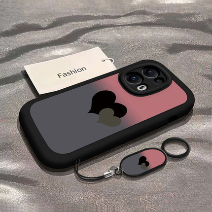 适用OPPOReno13手机壳Reno13Pro新款OPPO硅胶保护套0PP0Ren013Pr0外壳镜头全包防摔OPOPReno男女渐变爱心