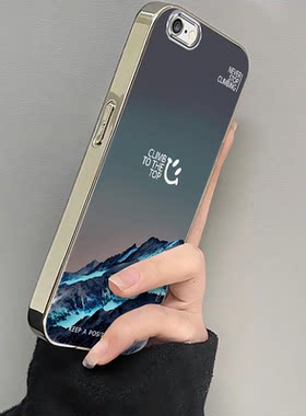 适用苹果6s/7/8plus手机壳新款iPhoneXSmax防摔XR外壳5SE软硅胶11pro全包12/13单手中指米底女高级电镀16E