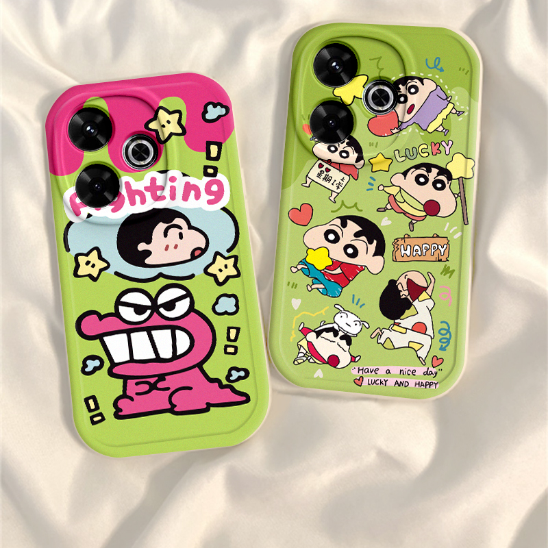 适用于红米note13r手机壳恐龙小新redmi卡通新款全包边Note13RPro硅胶高颜值noto防摔女款网红n0te可爱软壳潮