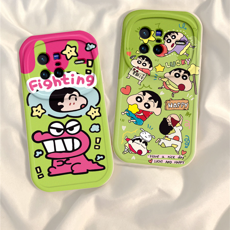 适用于vivox80手机壳可爱恐龙小新X80Pro卡通男女保护套vovox叉八零pr0全包防摔硅胶网红viv0X8O新款超薄软壳