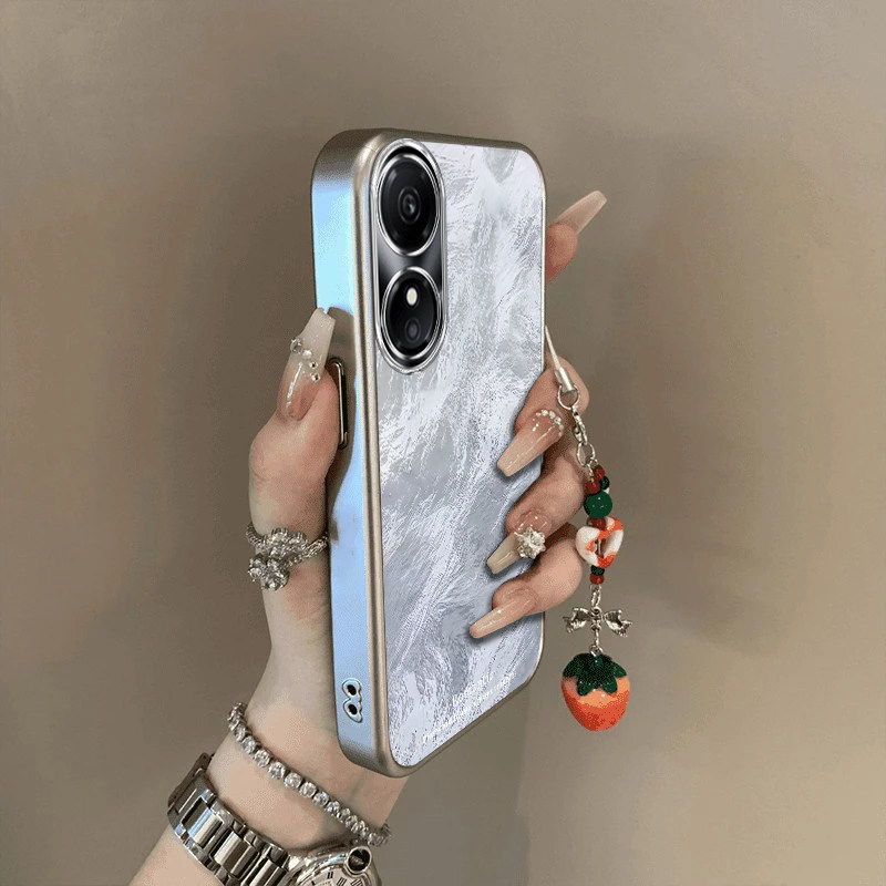 适用荣耀畅玩60手机壳NIC一AN00冰川银保护套华为HONOR新款NICAN6O六十ANOO软硅胶全包防摔NICANOO男女