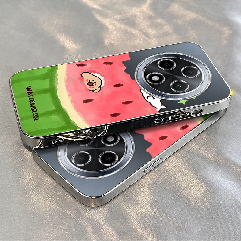 适用oppoa3pro手机壳a2/a1/a58新款a93s软opopa96快乐吃瓜A575G电镀a11x全包a32防摔a72高级感a35a91a