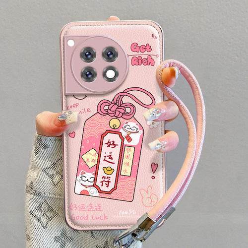 适用一加Ace3手机壳1+Ace3新款好运符oppo硅胶PJE110套oneplusACE女生1加AEC全包防摔1十高级感oppoace外壳潮