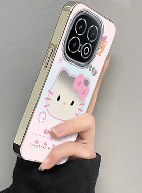 适用iqoo13手机壳新款vivoiqoo12pro好时光KT猫镂空iQOO11S全包防摔ipoo8硅胶套icoo10电镀iq007高级感5iqoou