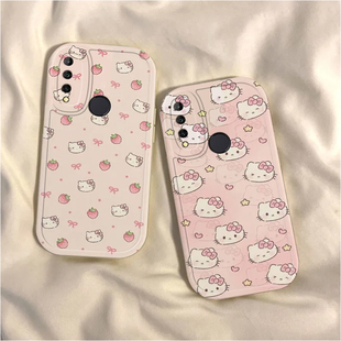 适用华为麦芒8手机壳POT一ALOOA保护套AL00A芒麦草莓KT猫八POTAL10新款AL硅胶POTALOO防摔全包p0t男女maimang