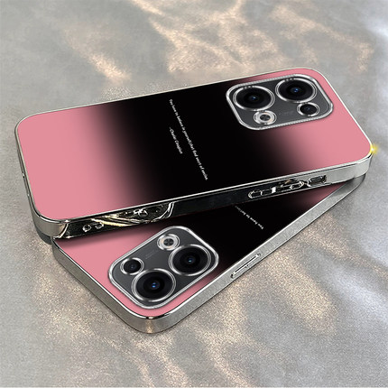 适用oppoReno13手机壳Pro新款reno12/11/10镜头全包reon7/6/5防摔9/8por+硅胶套rone4se渲染黑粉英文外壳2Z女