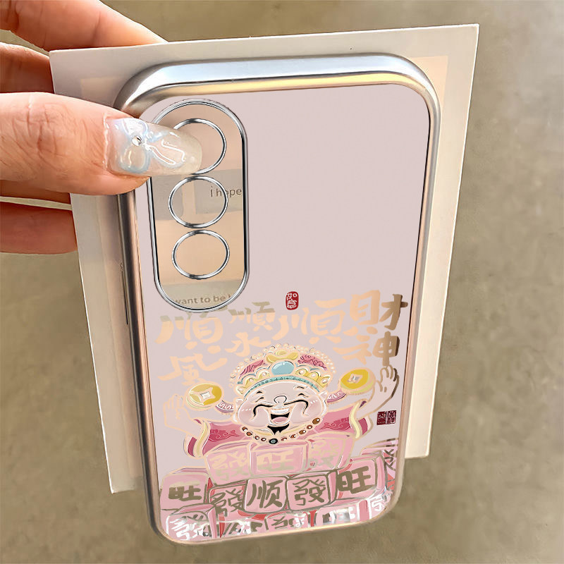 适用oppok12手机壳k12x新款oppok10pro/k11顺风顺水财神K10活力版oppk9x软硅胶套k5全包防摔opopk3/k7k9sk1女