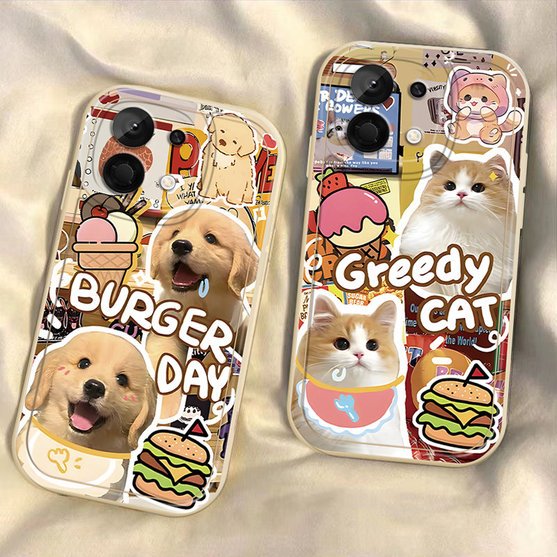 适用OPPOK13Turbo手机壳K13TurboPro保护套OPPO5G新款Pro全包PLE110防摔0pp0硅胶opk软男女外壳汉堡狗