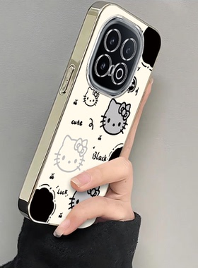 适用iqoo13手机壳新款vivoiqoo12pro猫爪kt猫iQOO11S全包防摔ipoo8硅胶套icoo10电镀iq007高级感5女iqoou1x男