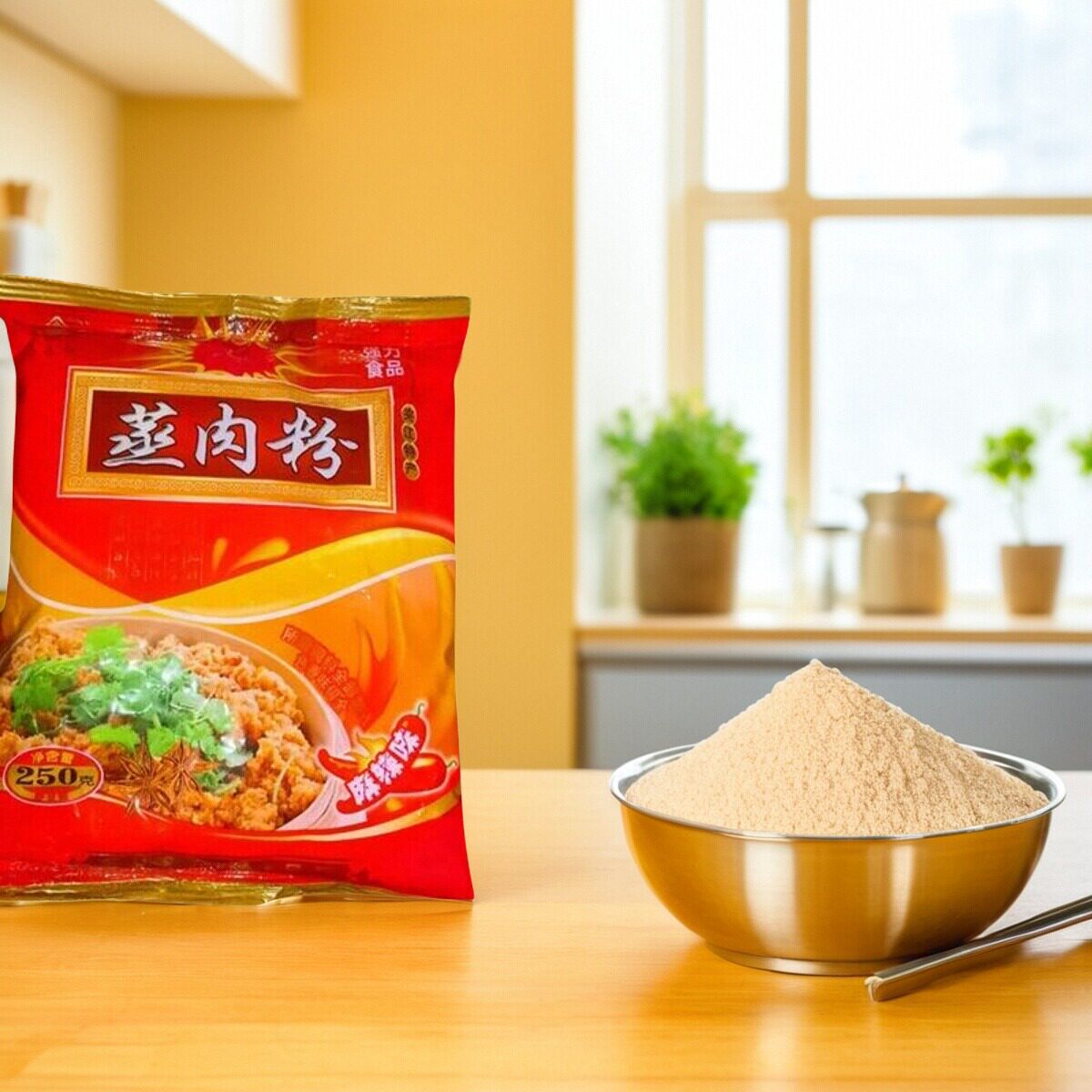 乐山夹江特产强力升级粉蒸肉米粉扎肉粉250克*5袋无添加产品包邮