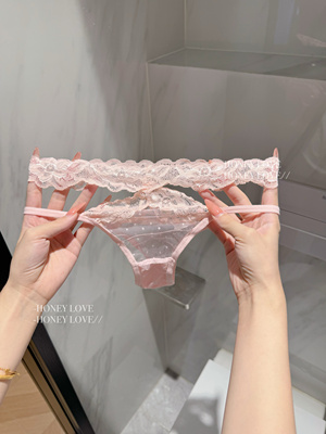 「HL」法式浪漫镂空诱惑内裤