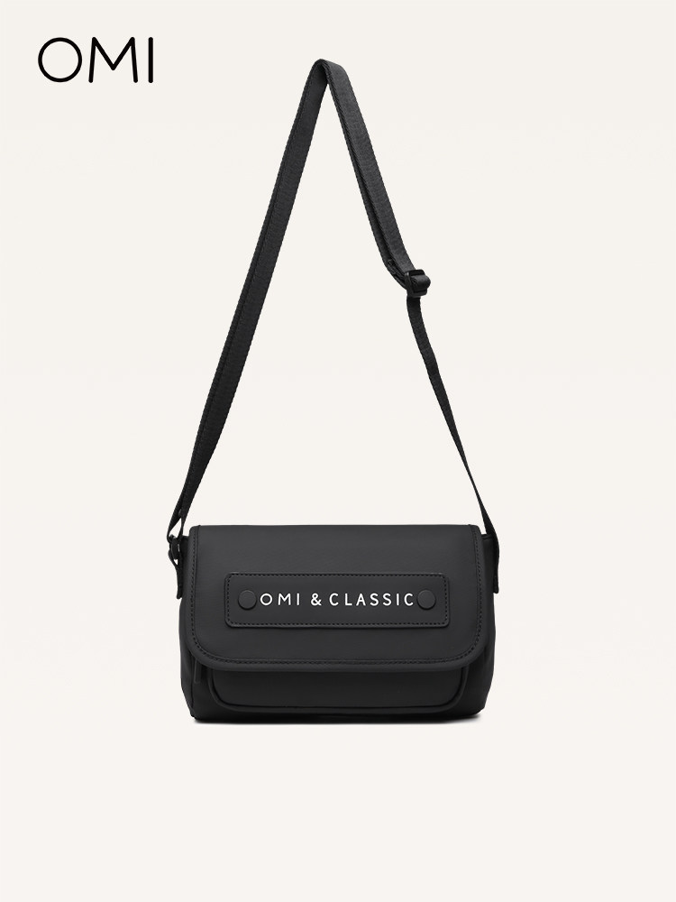 欧米omi包包女2023新款休闲运动小众单肩包复古学院风方形斜挎包