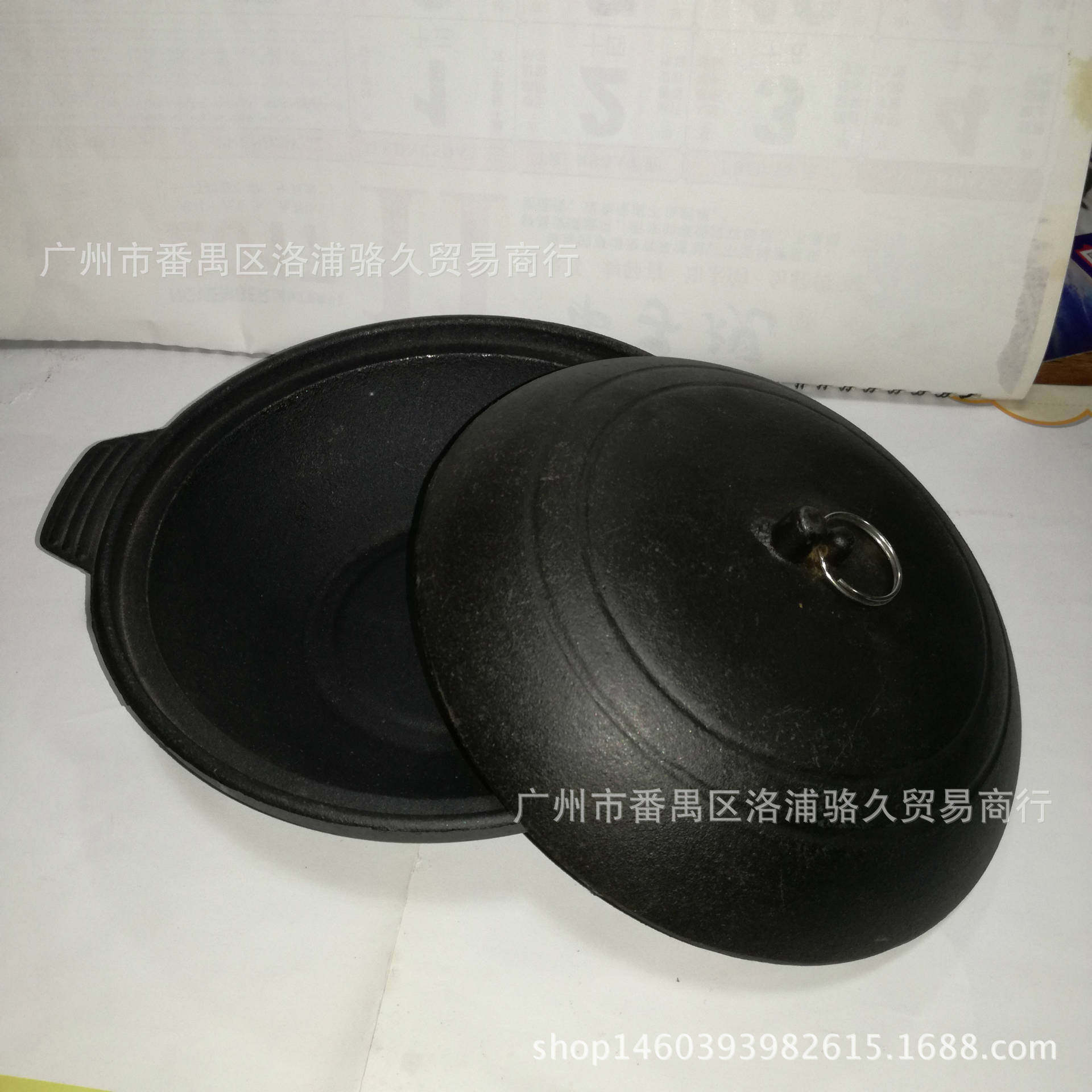 酒店用品铸铁煲生铁煲仔铸铁锅鸡公煲铁砂锅铁煲皇