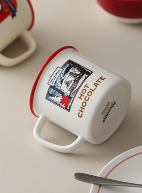 QF高颜值现货现发nowdesigns中号陶瓷马克杯约240ml马克杯咖啡杯