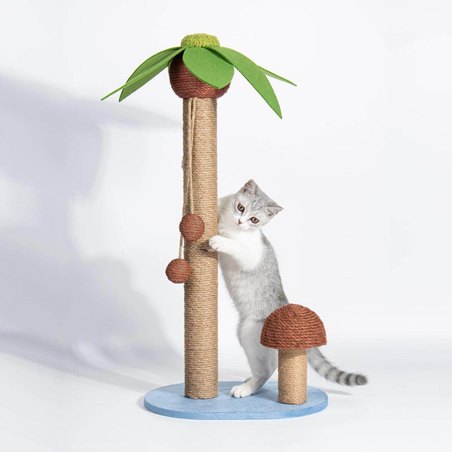 宠物用品猫爬架猫抓柱椰子树猫抓板猫咪磨爪器剑麻玩具幼猫