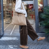 慵懒 四面弹力灯芯条绒裤 调性感九分裤 冬日 莫代尔棉弹休闲裤